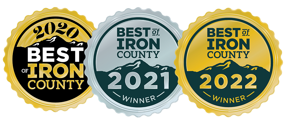 Best of Iron County Winner Seals